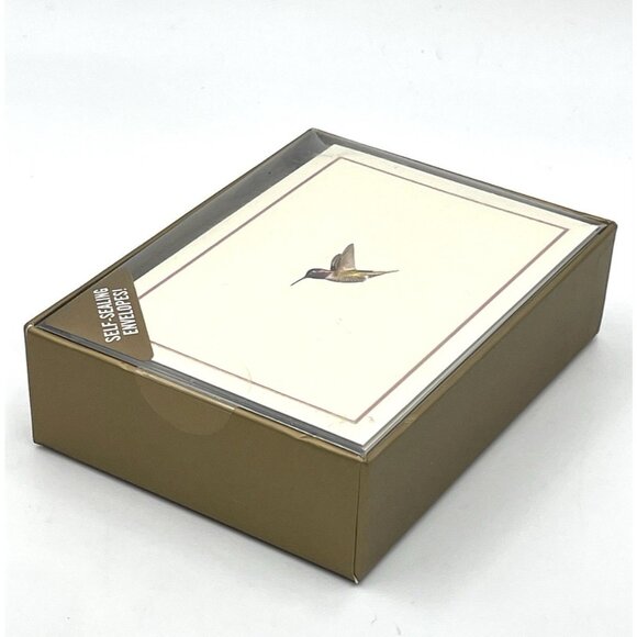 Peter Pauper Press Hummingbird Flight Note Cards NEW Boxed Set 14ct NEW OB - Picture 3 of 7